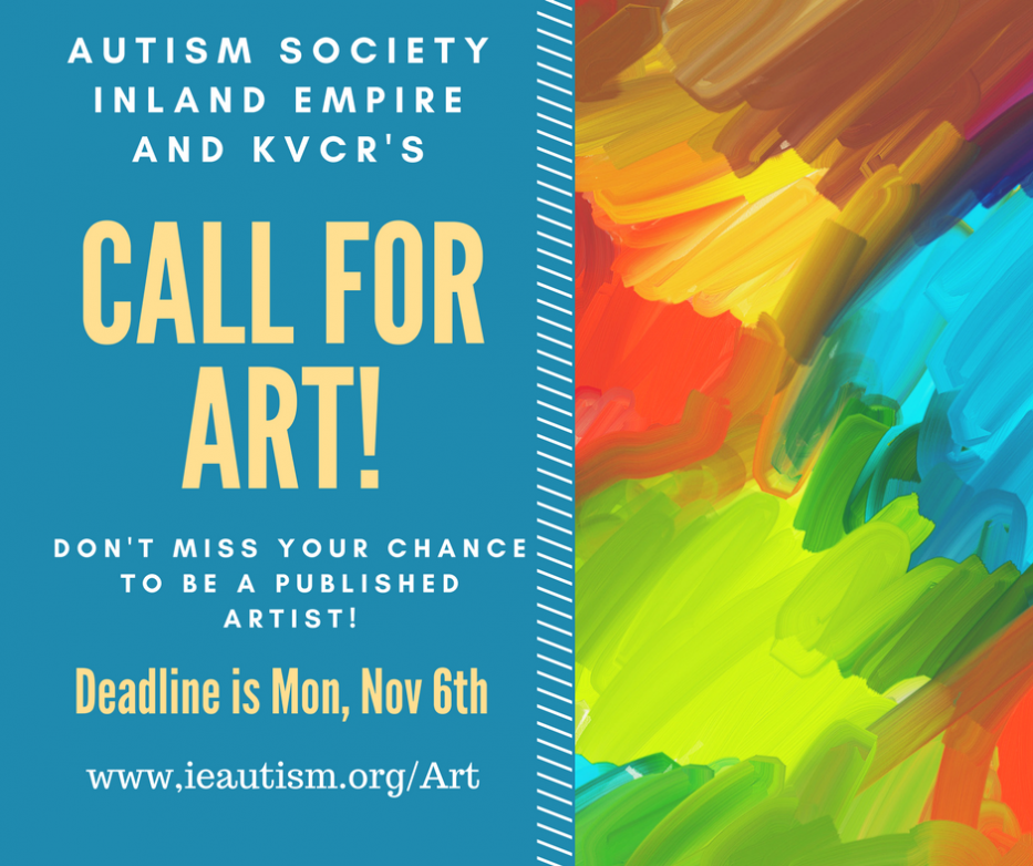 Call for Art from Artists with ASD Inland Regional Center