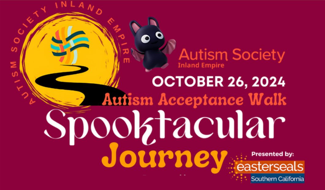 Autism Acceptance Walk Spooktacular Journey event on October 26, 2024, vibrant design elements